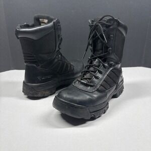 Bates Tactical Duty Boots Black Leather Womens 8 E02700‎ Military Goth Punk EUC